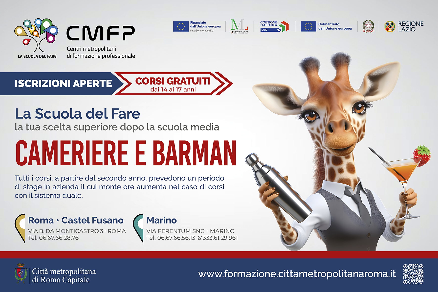 Corso triennale cameriere e barman