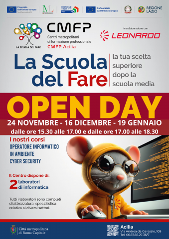 Locandina open day 